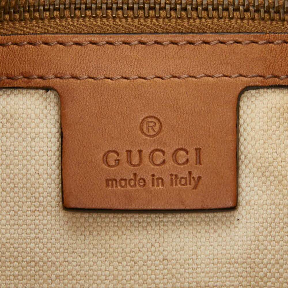 GUCCI Cream Leather Shoulder Bag - Picture 9 of 10
